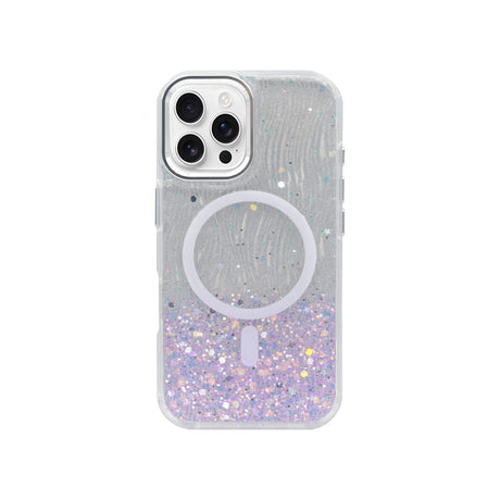 iPhone 16 Funda con purpurina degradada Magsafe