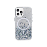 iPhone 16 Pro Max Funda con purpurina degradada Magsafe