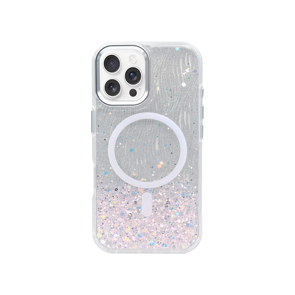iPhone 16 Pro Max Funda con purpurina degradada Magsafe