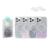 iPhone 16E Funda con purpurina degradada Magsafe