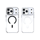 iPhone 17 Funda Magsafe Transparente Cristalina con Soporte de Cámara