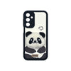 Samsung S25 Plus Funda panda de felpa con textura suave al tacto